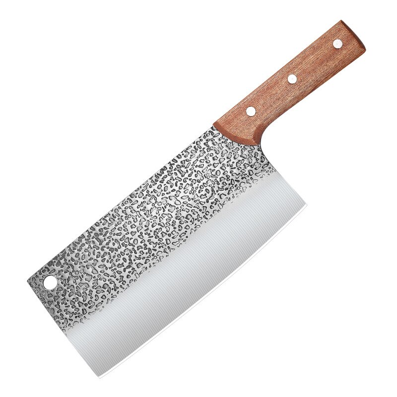 Handgemaakte Forged Rvs Keukenmessen Chinese Koksmes Vlees Hakmes Groente Bone Chopper Mes Koken Tool