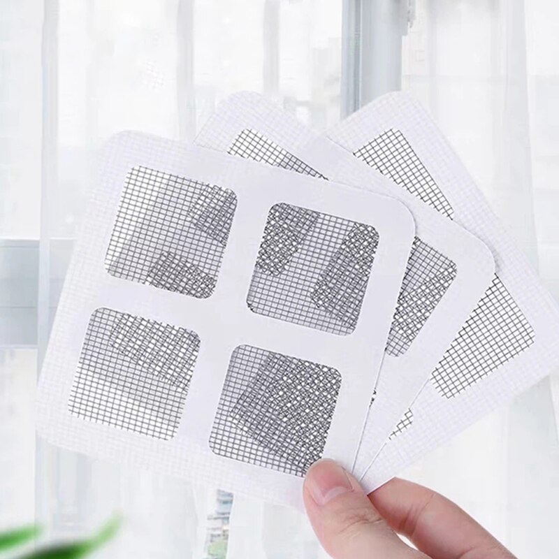 Anti mosquito fly bug inseto reparação tela adesivos de parede remendo malha janela tela correção net janela casa adesivo tela porta