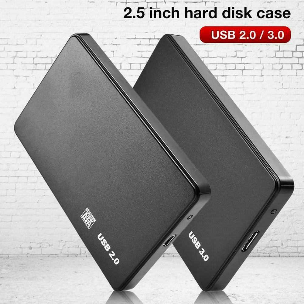 1Pcs 2.5 Inch HDD Hard Drive Disk Dock Enclosure Case HDD SSD Case Sata To USB 3.0/2.0 Hard Drive Box Enclosure Adapter Supplies