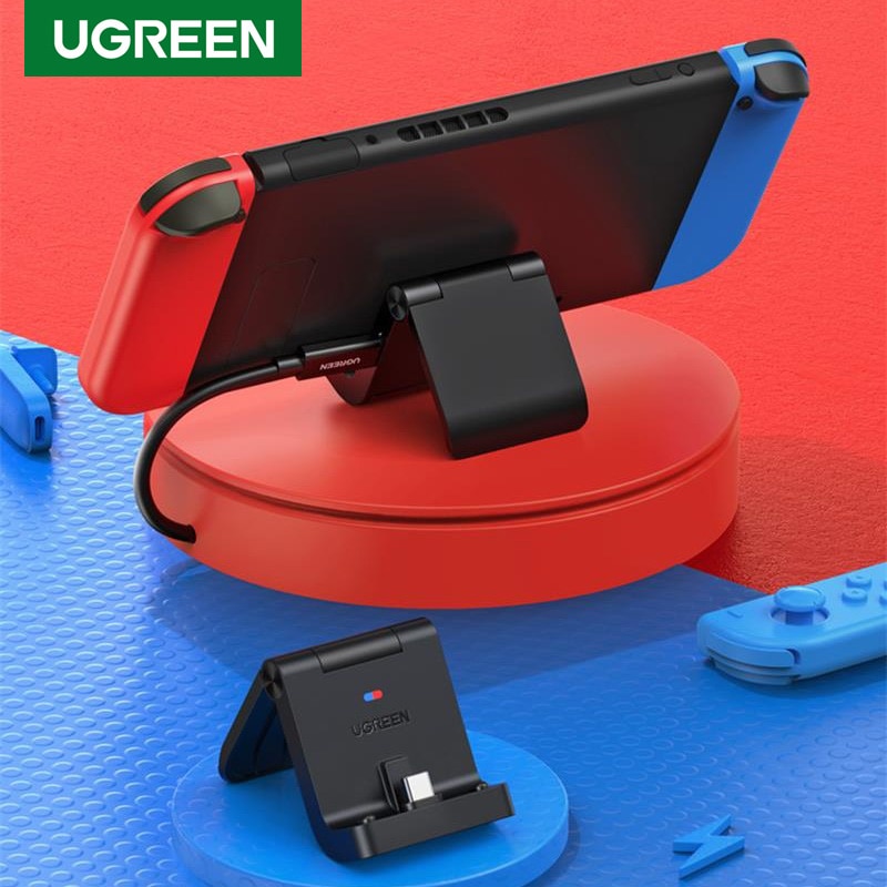 Ugreen-cargador USB C para Nintendo Switch, estación de carga rápida de 18W