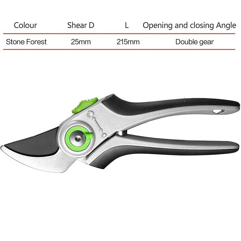 Gardening Pruning Shears Labor-saving Plant Trim Horticulture Hand Pruner Cut Secateur Shrub Garden Scissor Tool: stone forest