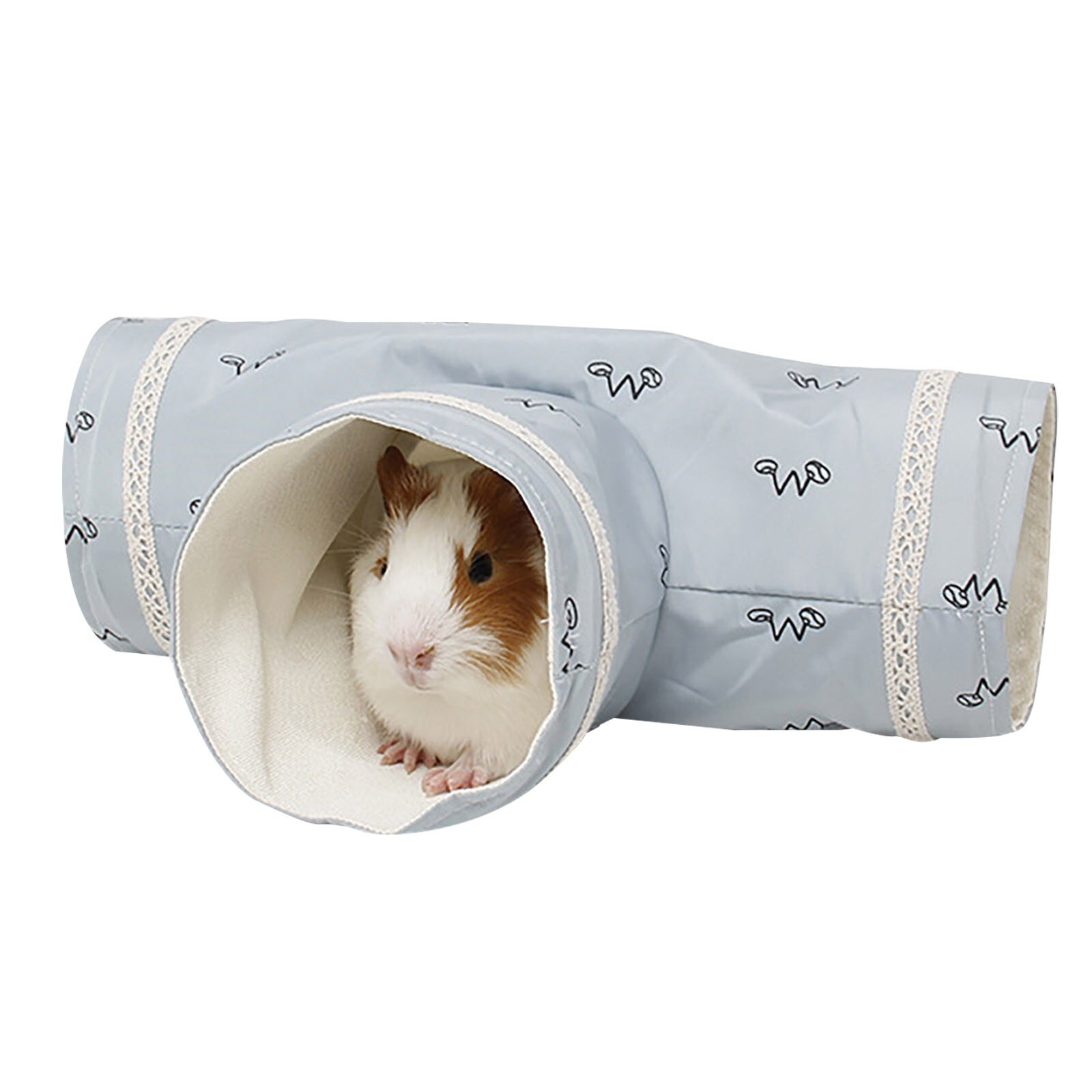 Ventiladores de hámster con agujeros para hámster, túnel de erizo, conejillo de indias, personalidad delicada a la , nueva y de: D