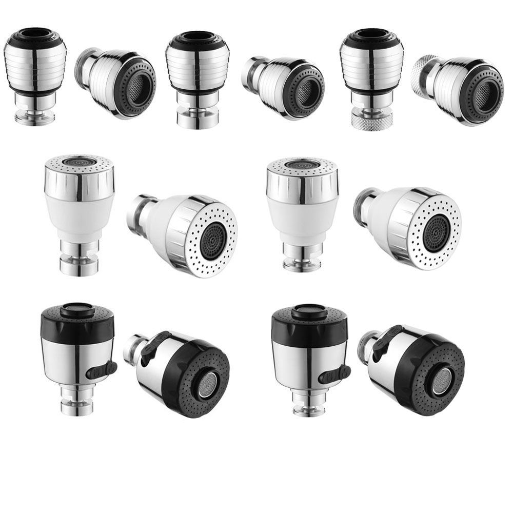 1PC Flexible 360 Degree Aerator Outlet Swivel Tap Water Saving Faucet Nozzle Sprayer Tap Head Sink Fitting Kitchen Supplies