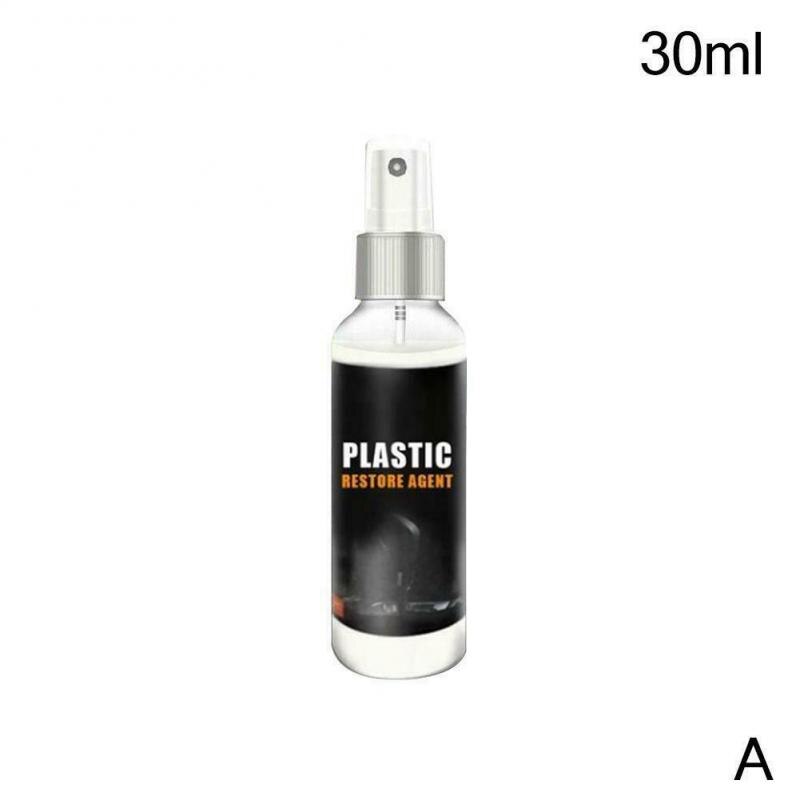 30ml Plastic Parts Retreading Agent Wax Instrument Panel Auto Interior Plastic Renovated Coating Car Light Cleaner Maintenance