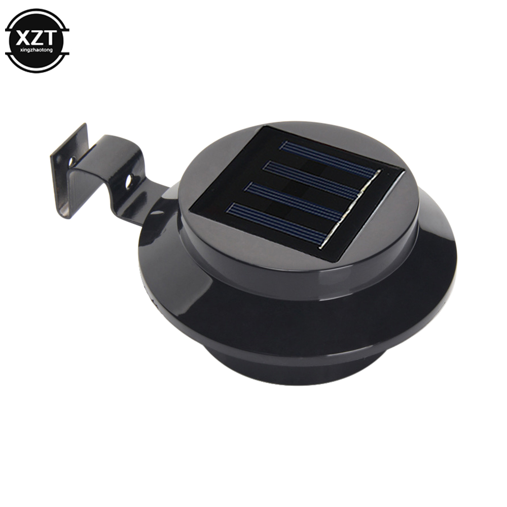 Solar Licht 3LED Geländer Außen Dekoration Lampe Traufe Hof Garten Wand Zaun Waschbecken Landschaft Induktion Beleuchtung Laterne: orange