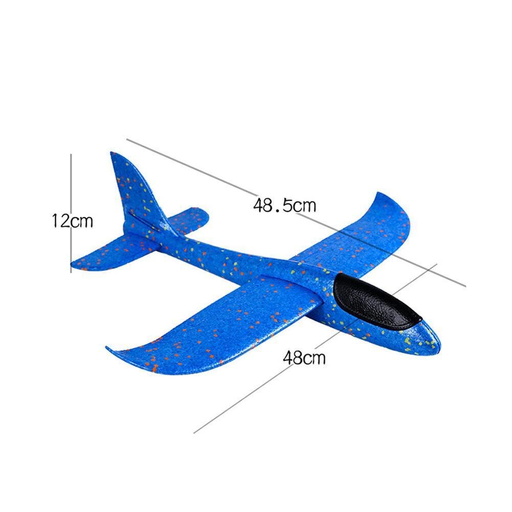 48cm Große Hand Starten Werfen Segelflugzeug EPP Schaum Flugzeug Segelflugzeug Spielzeug Spielzeug freundlicher Fliegen Flugzeug Segelflugzeug enthäuten Modell Heraus q4G5