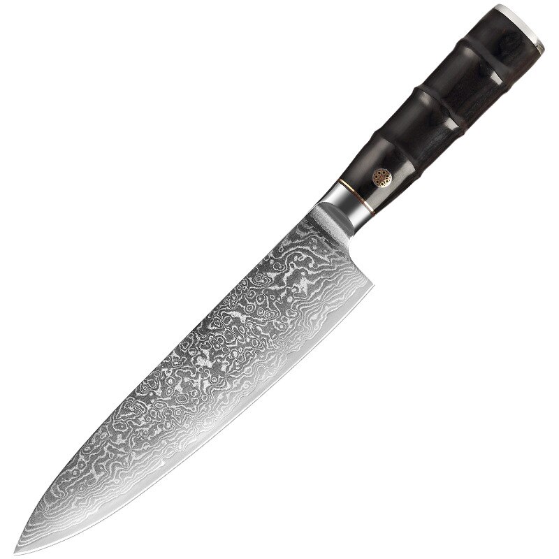 Damascus Steel Kitchen Knife Slicing Knife Chef Knife Cleaver Cooking Knife Household Kitchen Cooking Tools: Chef Knife