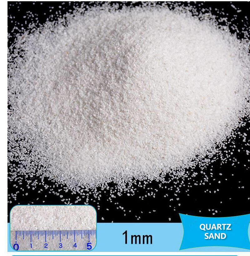 Small Decorative Ornamental River Pebbles Rocks for Fresh Water Fish Animal Plant Aquariums, Landscaping, Home Garden Decor etc: Quartz Sand