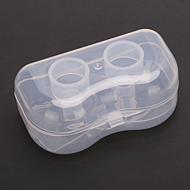 2Pcs Silicone Tepel Protectors Ltra-Dunne Siliconen Tepel Schilden Protectors Voor Baby Moedermelk Voeden F