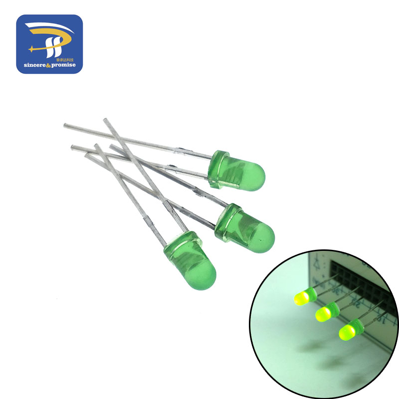 5 Kleuren * 20Pcs = 100Pcs/1 Kleur = 100Pcs F3 3Mm Led Diode Light diverse Kit Groen Blauw Wit Geel Rood Component Diy Kit