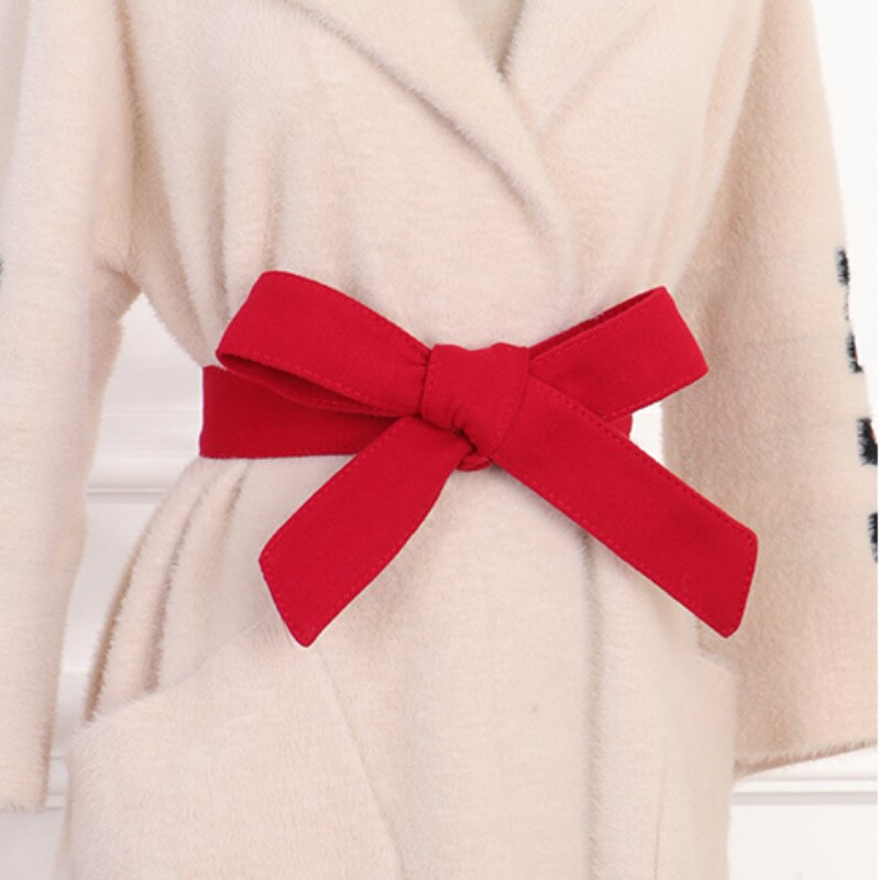 170cm*5cm dames meisjes wollen riem effen tailleband trenchcoat overjas jas accessoires unisex wollen sjerp stropdas