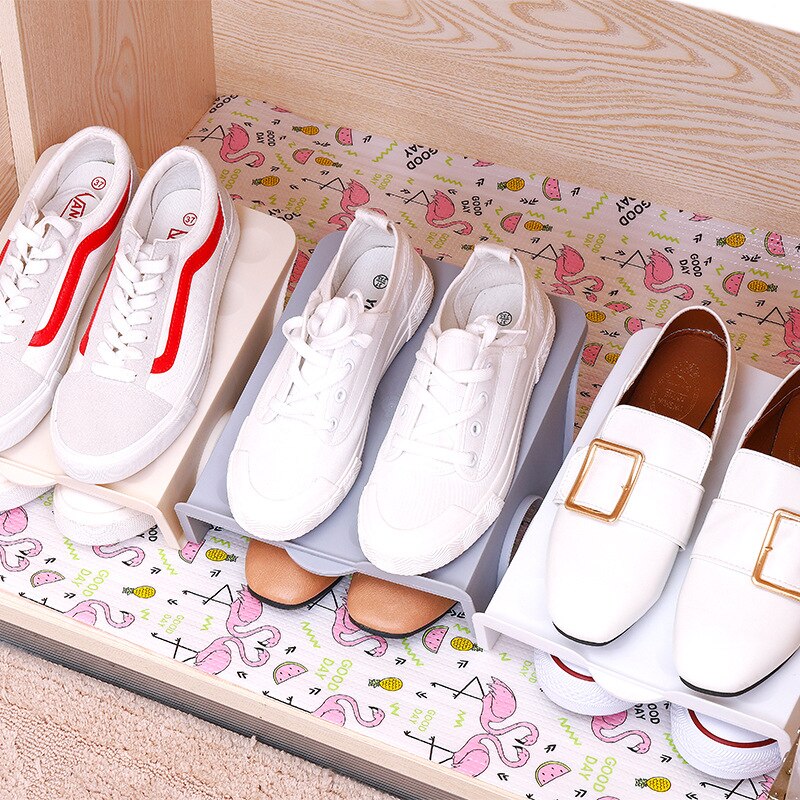 1 Roll Kitchen Table Mat Sticker Drawers Cabinet Shelf Liners Flamingo Cupboard Placemat Waterproof Oil proof Shoes Cabinet Mat