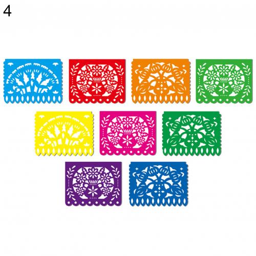 Novelty 1x Mexican Banner Flags Garland Wedding Spanish Mexican Party Decor for party anniversary: 4