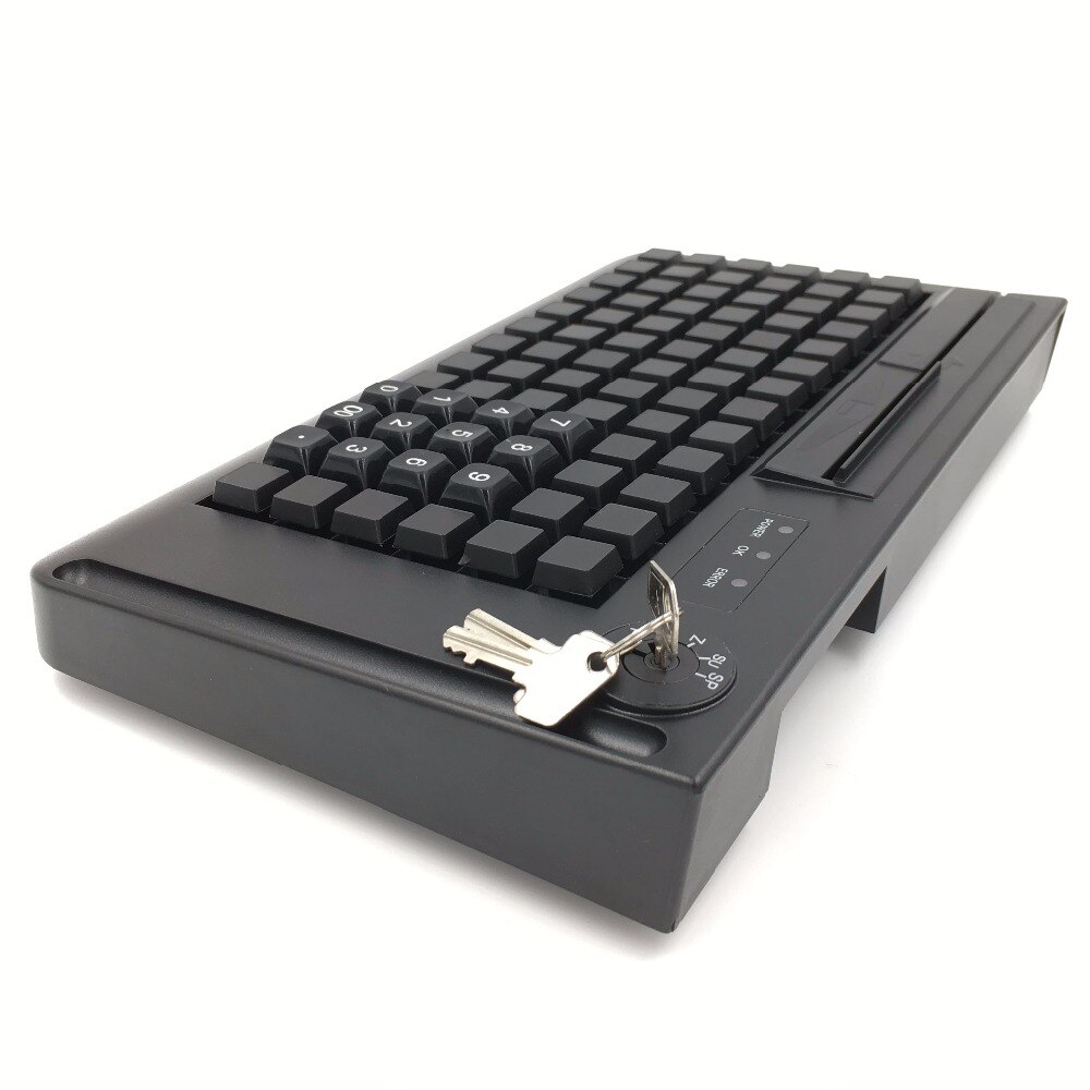 KB78-Teclado mecánico totalmente programable, 78 teclas, USB, POS