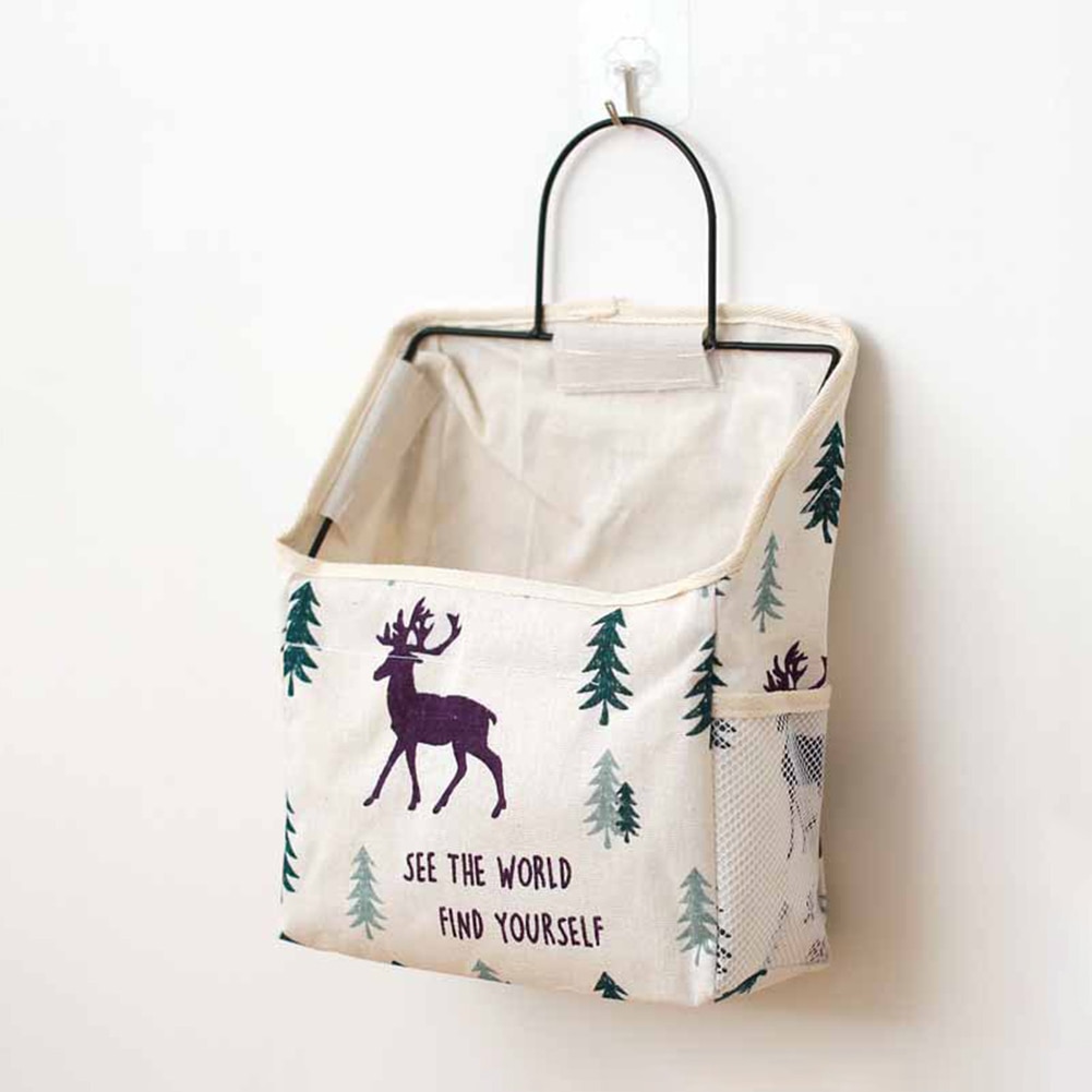 Wall Hanging Storage Holder Pouch large capacity Organizer Durable Hanging Jewelry Organizer With Hook