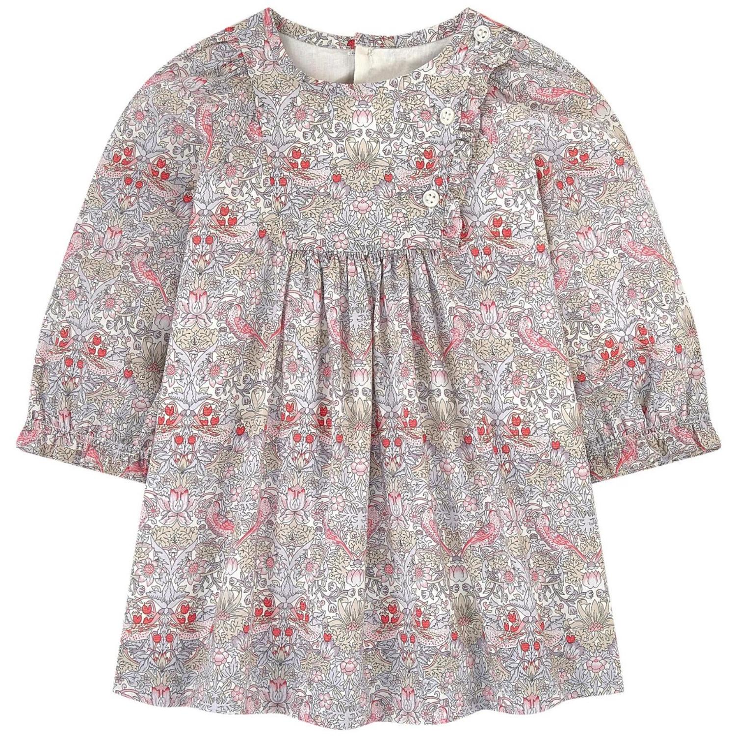 Bp stijl lente & herfst bloemenjurk kinderkledingset voor babymeisjes kersenmerken bloemenjurk kleding