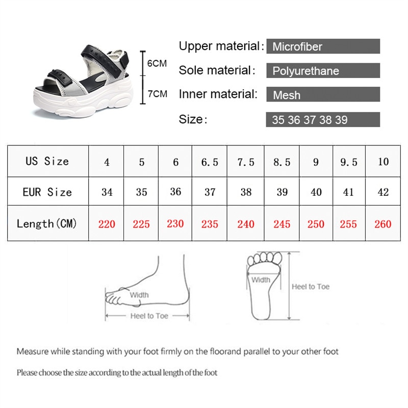 SMILE Circle sandalias gruesas para mujer, zapatos de verano a la , sandalias con plataforma informales y suela gruesa para mujer