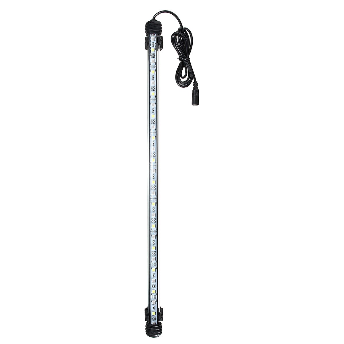 Luz LED impermeable para acuario, 48cm y 5W, lámpara subacuática para acuario, iluminación para plantas, enchufe para Reino Unido y Australia