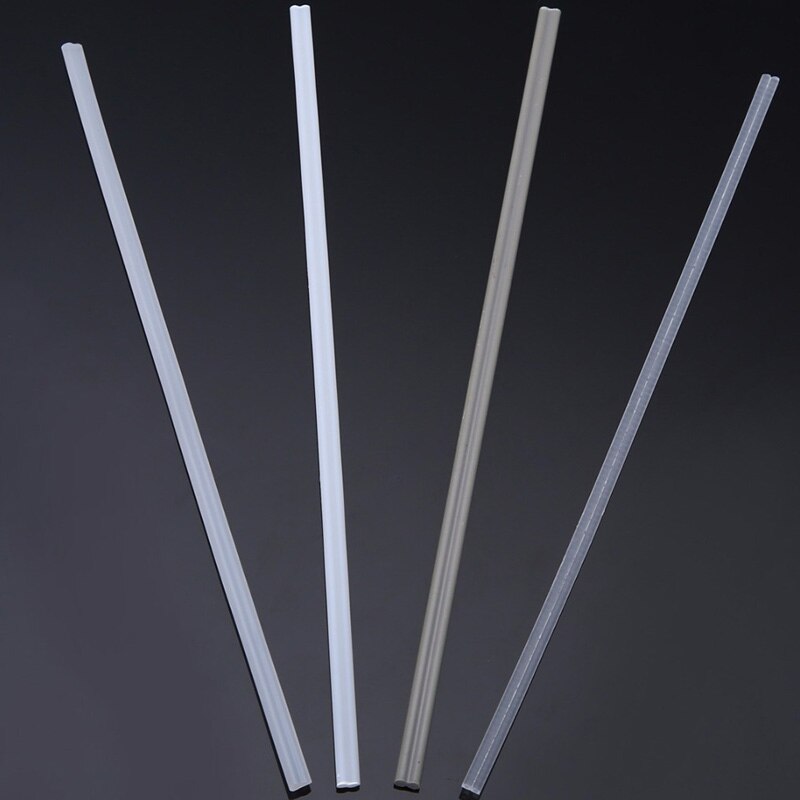 50 Stuks Niet Giftig Kunststof Lasdraad 200 Mm Lengte Abs/Pp/Pvc/Pe Lassen Sticks 2.5 Mm * 200 Mm Voor Plastic Lasser
