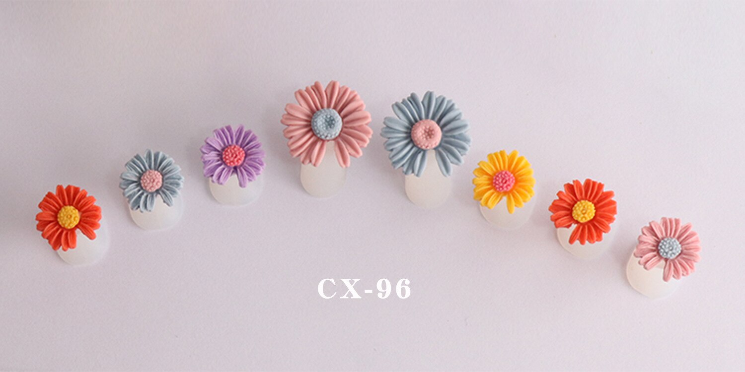 8pcs/lot Nail Silicone Finger Separator Japanese Fudge Manicure Pedicure Separator Nail Toe Separator Straighteners Care Tool: CX-96