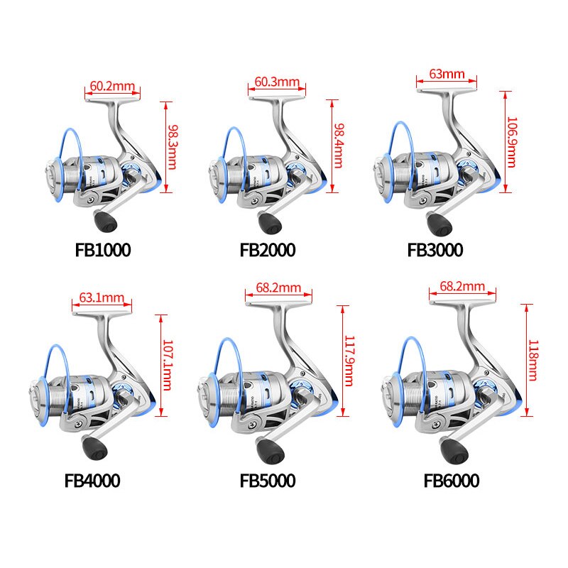 Moulinet Spinning DR 7000 - 21kg Max Drag, 5.2:1, Bobine Métal, Eau Douce Et Mer