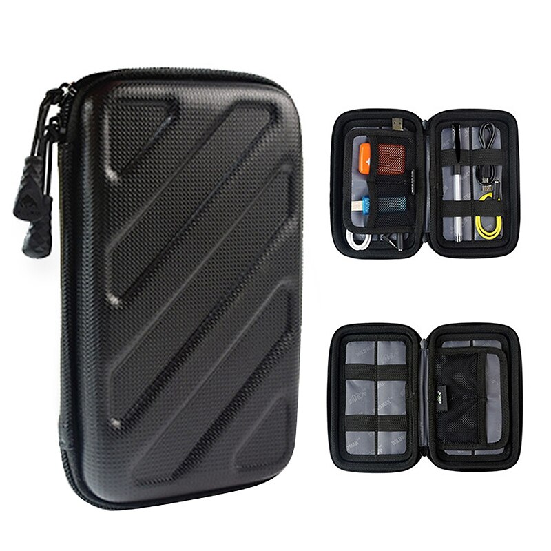 Hard Shell 4 Slot Watch Box Organizer Waterproof Travel Watch Storage Zipper Case Portable Watch Strap Band Organizer Bag