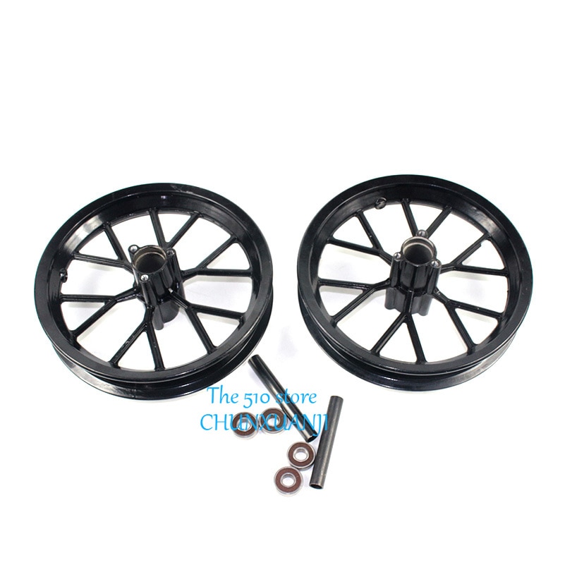 Recambio de llanta delantera y trasera para Mini Moto de 49cc, 121/2x2,75, color negro, 1 par