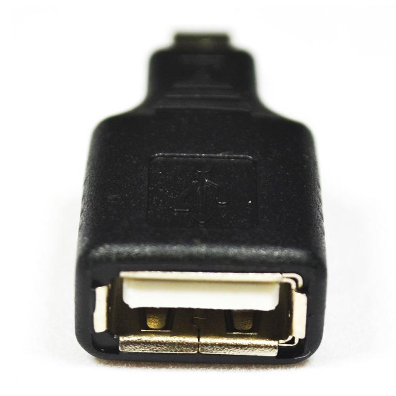 Mobile Phone Adapters OTG Host Extension Cable USB 2.0 A Female To 5-pin B Male Mini USB Adapter For Computer PC Tablet Adapter