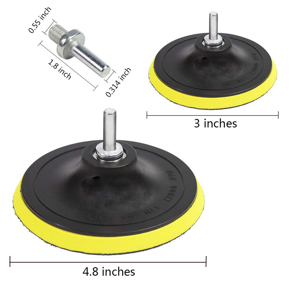 38Pcs Polishing Pad Kit Buffing Pads Car Care Polisher Waxing Polishing Set