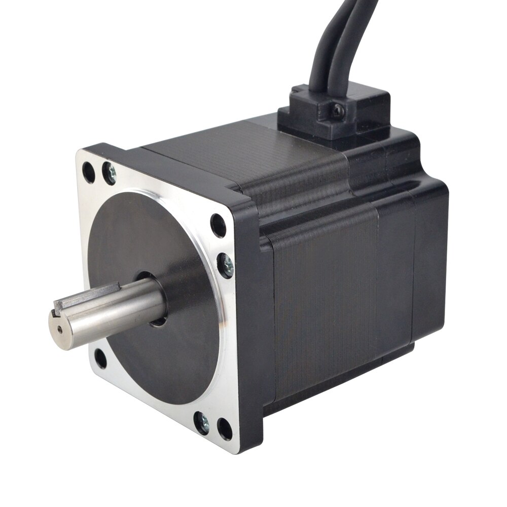 Nema 34 Closed Loop Stepper Motor 4.8Nm Encoder 1000CPR 6A 2 Phase 4-lead 86 CNC Stepping Motor 14mm Shaft