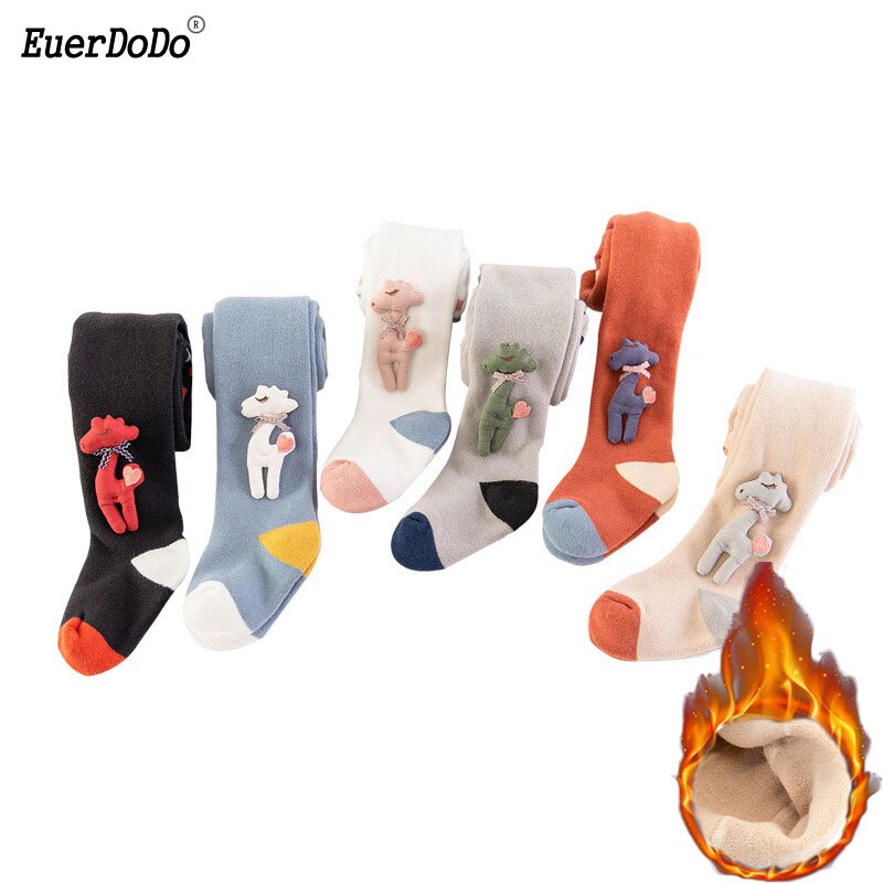 Winter Warm Panty Voor Meisjes Cartoon Panty Meisje Dikker Kinderen Kousen Baby Meisje Panty Baby Panty