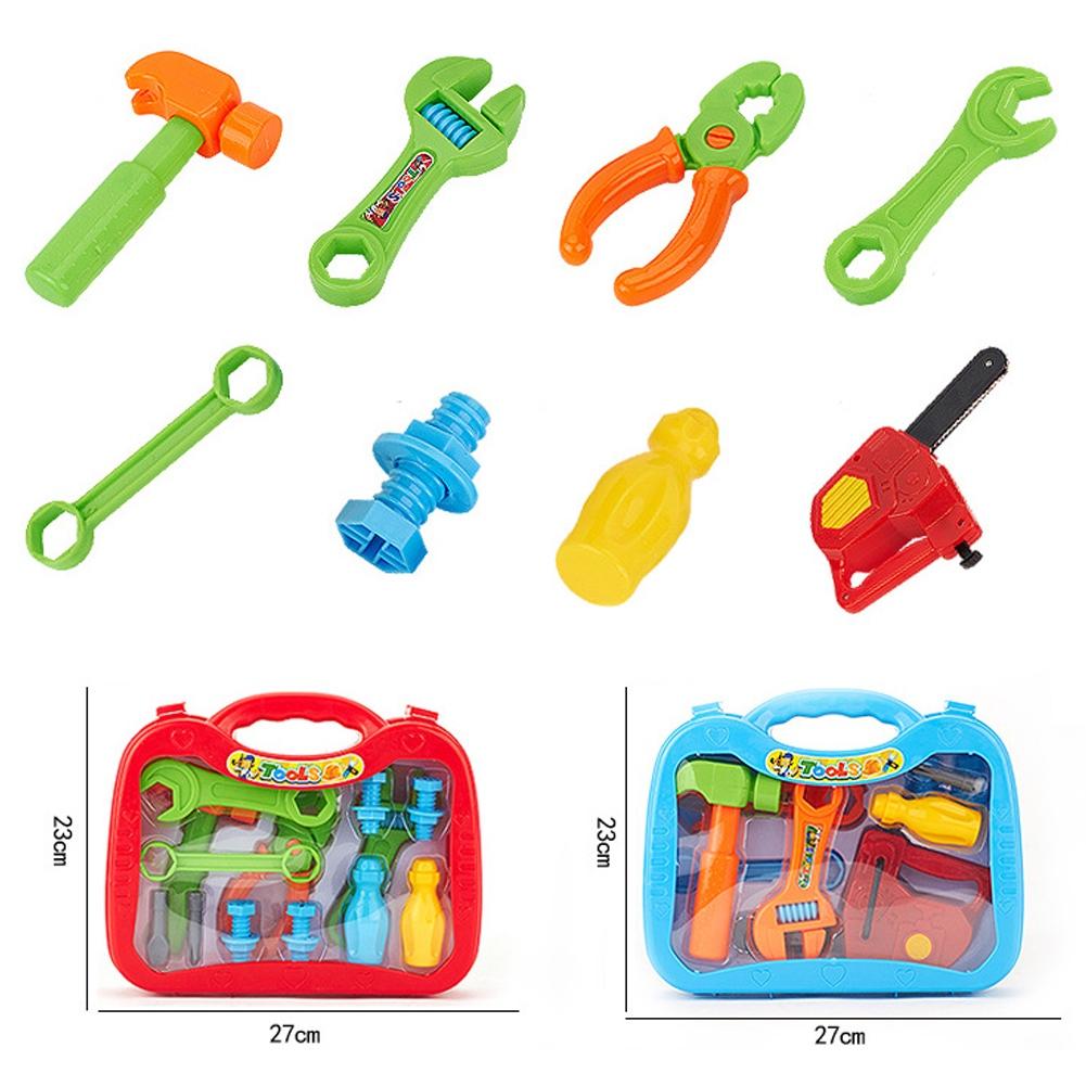 Kind Jongen Leuke Simulatie Reparatie Tool Set Assembleren Kids Moer Demontage Schroef Montage Pretend Play Educatief Speelgoed