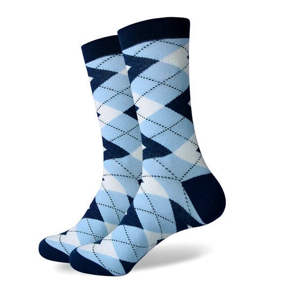 Spiel-hoch Bunte ARGYLE SOCKE spaß herren Baumwolle Socken Hochzeit Socken Freies uns größe (7,5-12): 402