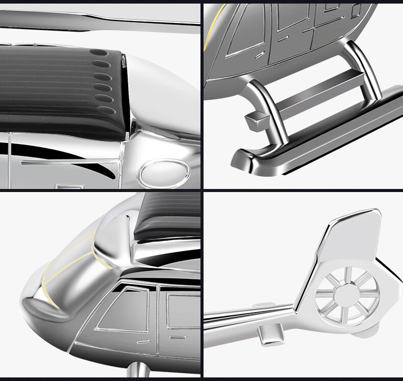 Vliegtuig ornament styling auto aromatherapie luchtverfrisser helikopter vliegtuig decoratie zonne-auto parfum geur auto