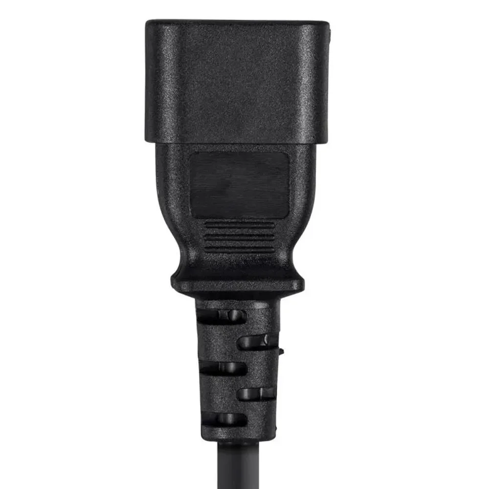 Power Extension Cable 3-Prong AC Power Cord IEC 60320 C14 to IEC 60320 C13 to C14 Power Cord for PDU UPS Computer TV Projector