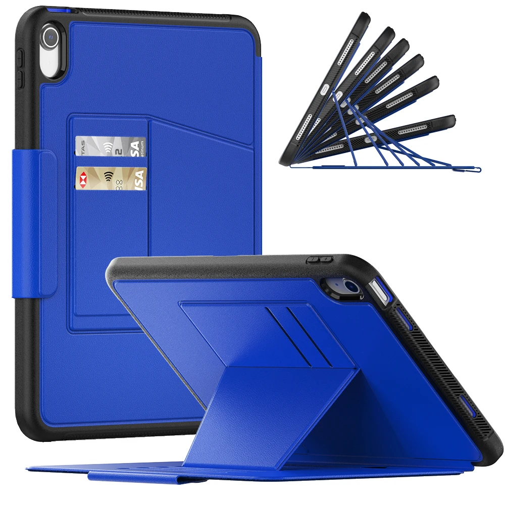 Funda para iPad 11th(A16)10th Generation 7/8/9th 10,2 mini6 7 Air 4 5 Pro 11 13 Funda de cuero para tableta a prueba de golpes Funda para niños