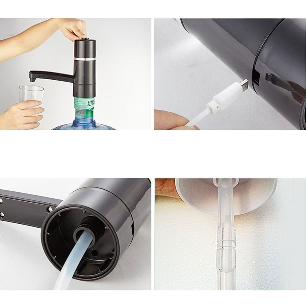 Electric Household Water Dispenser USB Charging Bottled Water Pumping Device 5W Touch Control Water Pumping Suction Machine