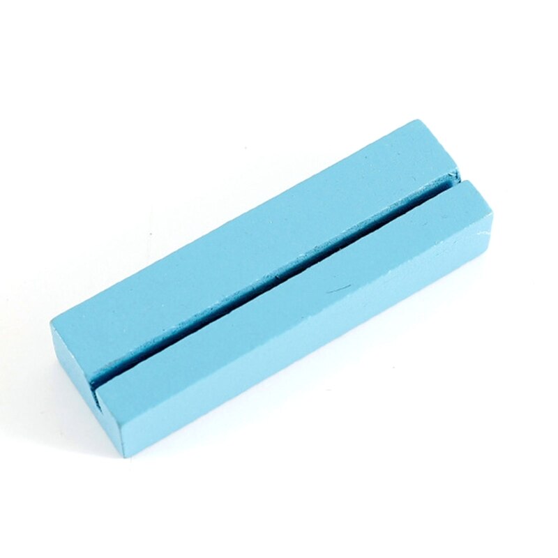 Kolorowe drewniane notatki uchwyt stojak na zdjęcia długie drewniane stojaki idealne robić wyświetlania LOMO zdjęcia kartki pocztowe małe obrazy olejne: niebieski