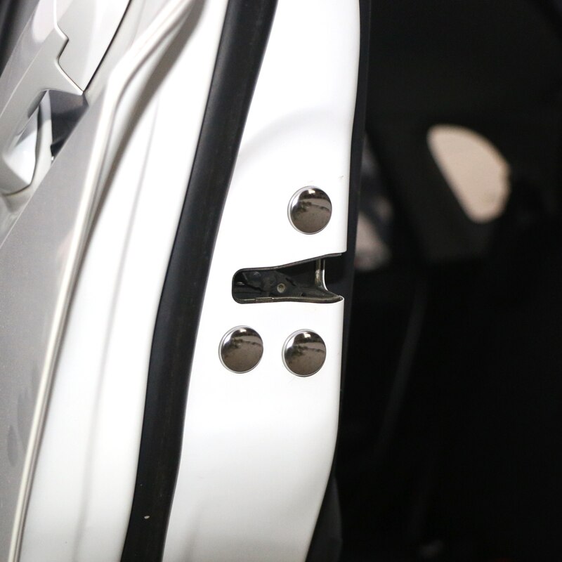 12 stk bilmodificeret dørskruebeskyttelseshætte rustskruedæksel til ford mondeo  mk3 mk4 mk5 auto dørskruedæksel bil styling