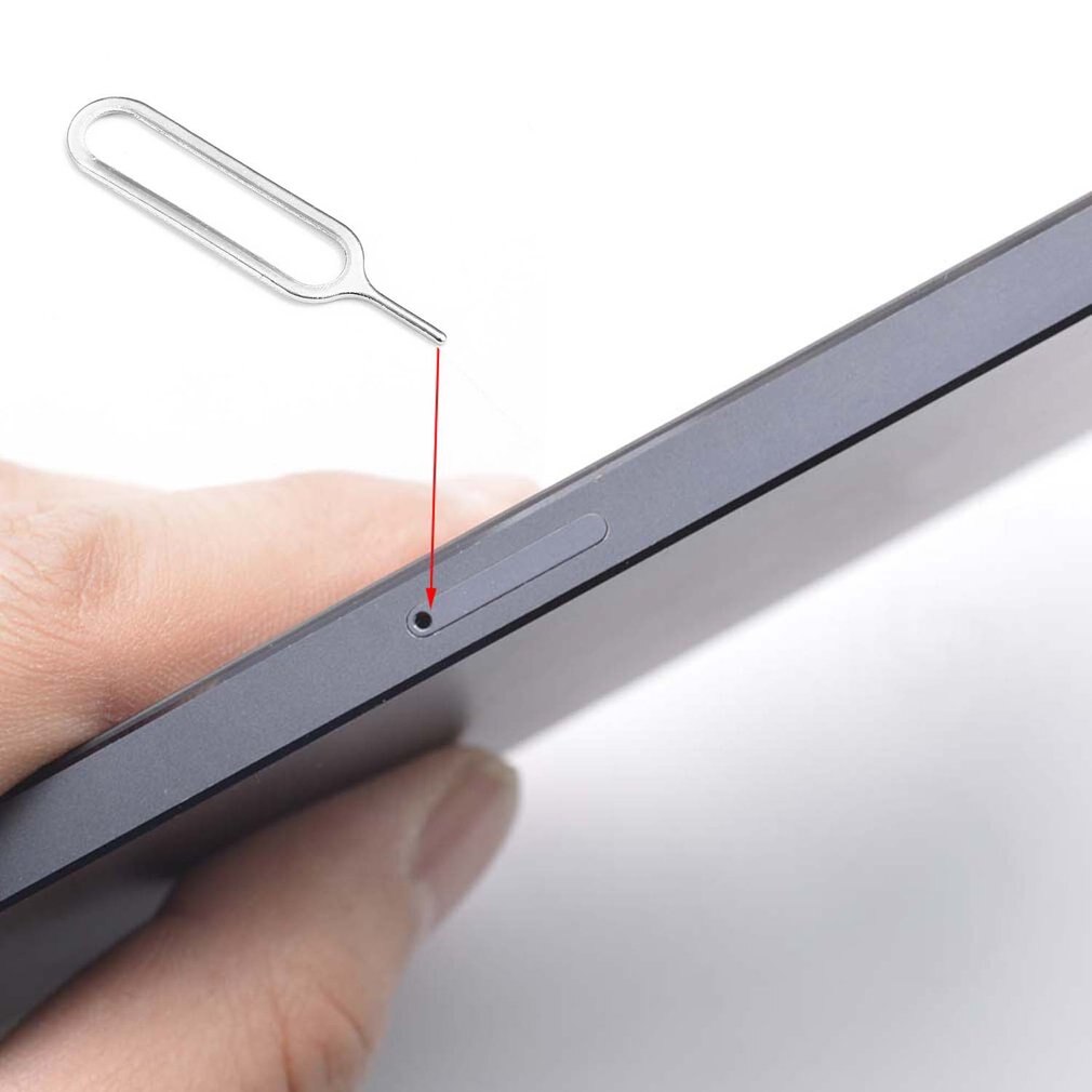 cell phone accessories 1pcs Sim Card Needle For iPhone 5 5S 4 4S 3GS Cell Phone Tool Tray Holder Eject Metal Pin accessories