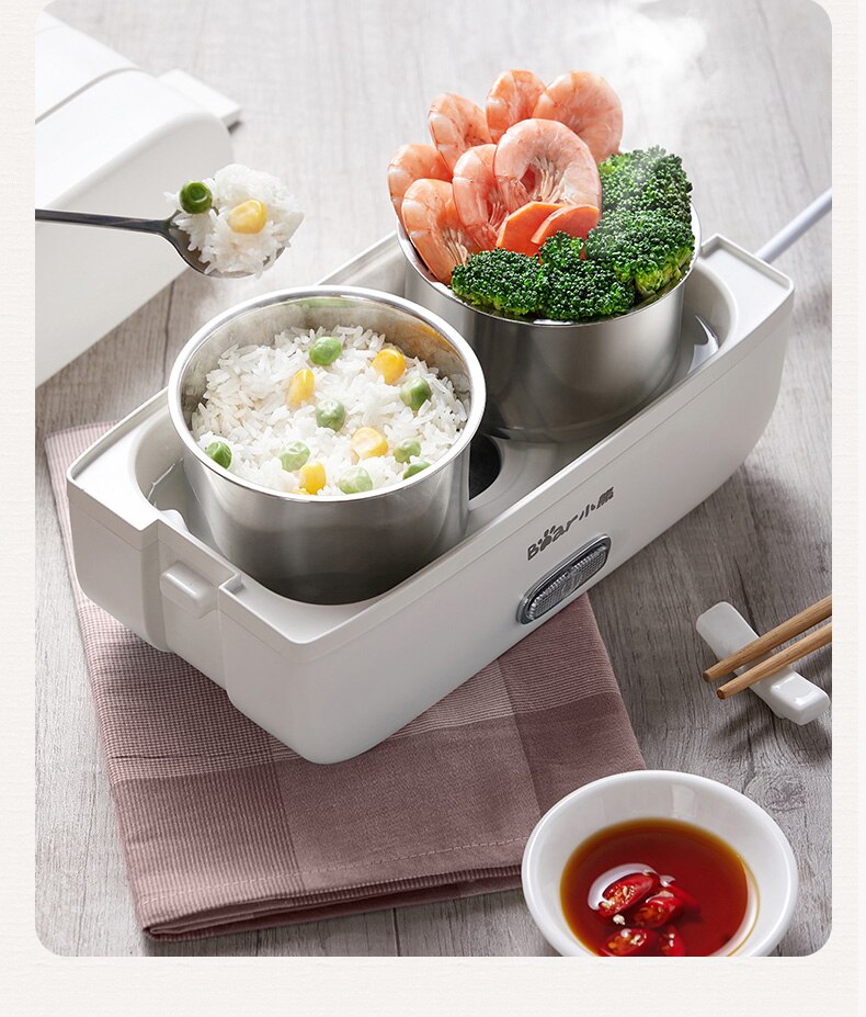 220-240V Electric Lunch Heating Box Portable Electric Multi Rice Cooker 2 Layers With 4 Liners EU/AU/UK/US Plug Available