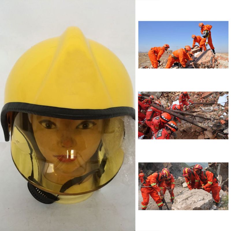 Rettungs Helm Feuerwehr Helmt Schutz Sicherheit Kappe Feuer Hütte für Erdbeben, feuer, katastrophenhilfe