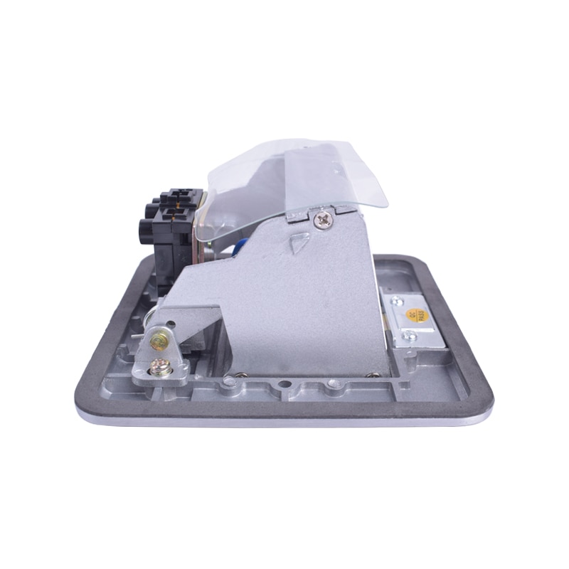 Coswall All Aluminum Silver Panel Universal 5 Hole Pop Up Floor Socket Power Outlet AC 110~250V