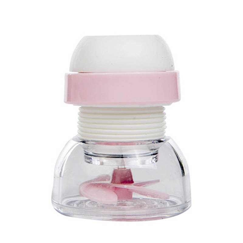 Cabezal de ducha portátil, dispositivo de ahorro de agua, boquilla de grifo ahorrador de agua, accesorios de grifo giratorios de 360 grados, Filtro Extendido: Rosa