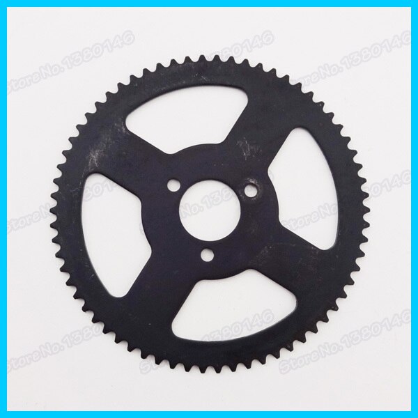 Piñón trasero de 25H y 66 dientes para Mini Moto, accesorio chino de 2 tiempos, y 49cc 47cc, Dirt Pocket, Atv, Quad