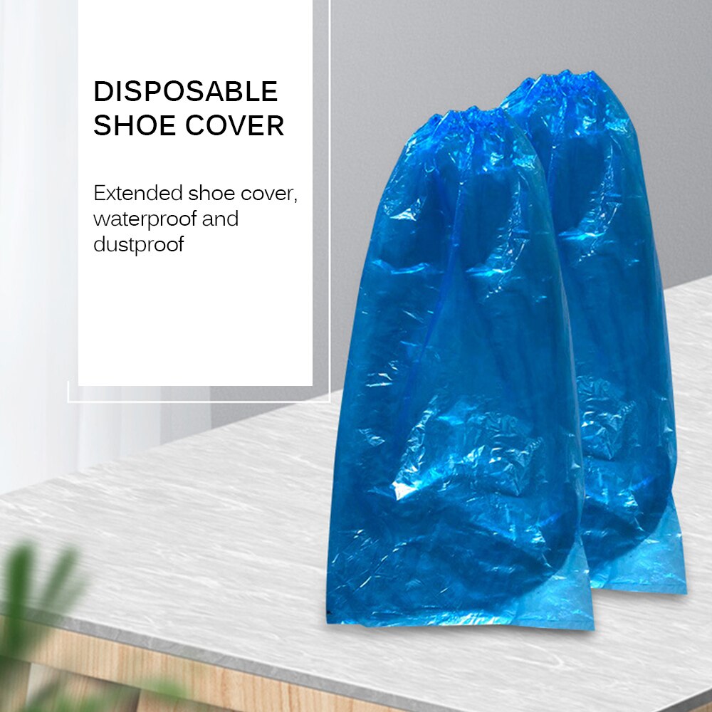 Couvre-chaussures en silicone imperméables, botte de pluie