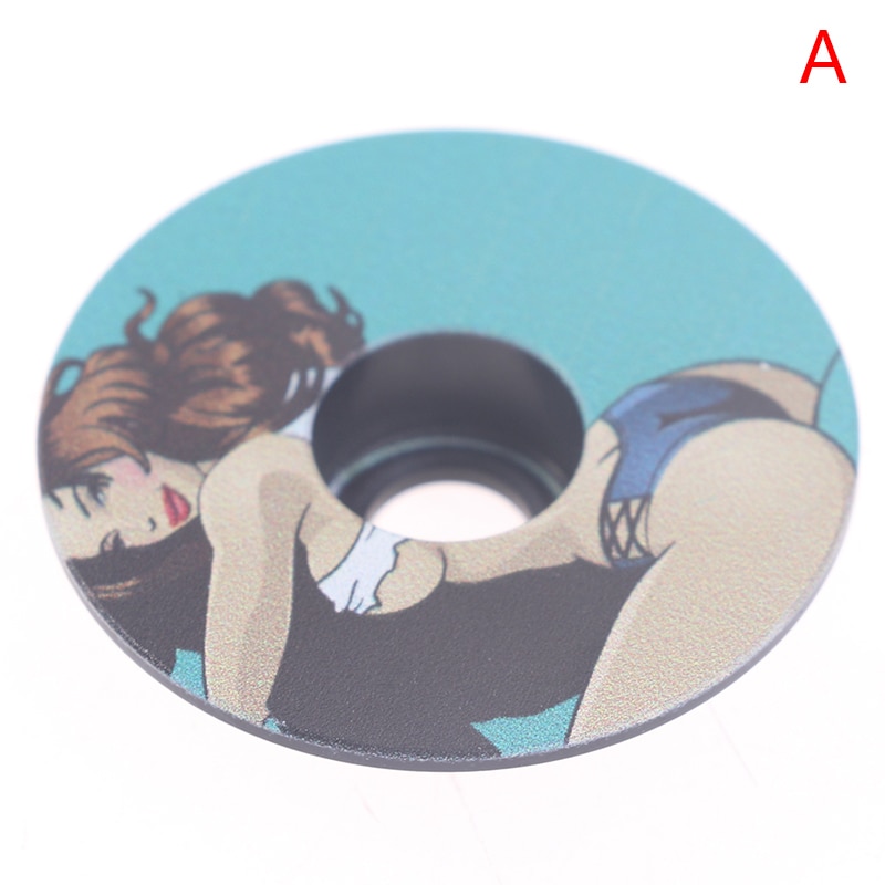 1 Pc Bicycle Headset Top Cap Threadless Stem Cover Road MTB Bike Stem Accessories Headset Top Cap Cover: A