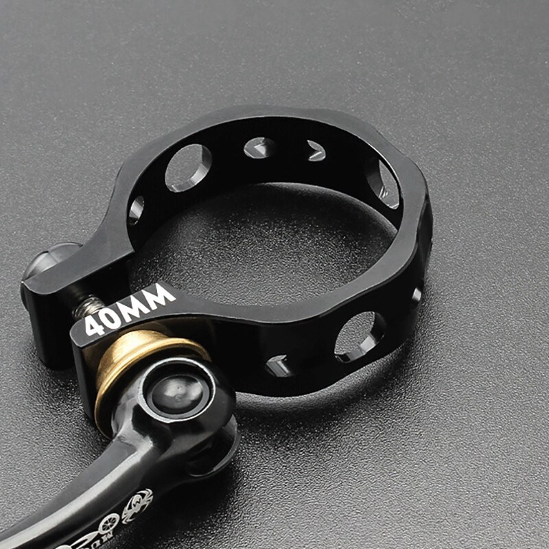 MUQZI Folding Bike Seat Post Clamp Ultralight Aluminum Alloy Quick Release Seatpost Collar 40mm for Folding Bikes