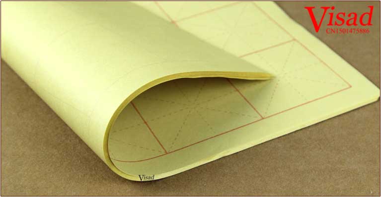 Kinesisk rispapir maling forsyninger akvarell papir  a4 gult rispapir for maling praksis kalligrafi papir