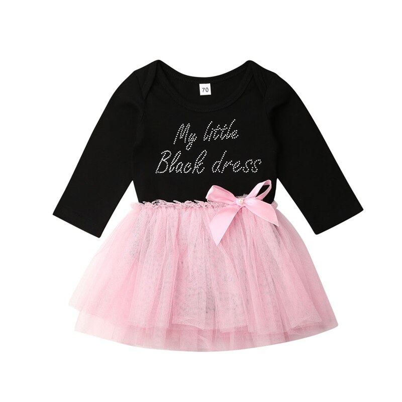 De feuilles Baby Girls 2pcs Clothing Set Long Sleeve Tutu
